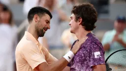Fonseca Stuns Djokovic at French Open, Denies 25th Grand Slam Bid
