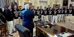 Team USA Hockey Celebrates Historic Gold Medal at White House