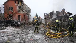 Russia Launches 50 Missiles, Drones at Ukraine; One Dead in Kyiv