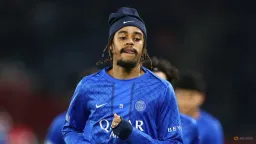 PSG Star Bradley Barcola Sidelined Weeks With Ankle Sprain