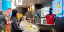 McDonald's Tests Robots in Shanghai Store