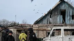 Russian Drone Strikes Kill Two, Cut Power Across Northern Ukraine