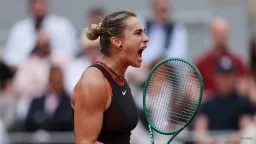 Shnaider Stuns Sabalenka at Windy French Open to Reach Semifinals