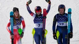 Shiffrin Claims Gold in Olympic Slalom, Ends Medal Drought
