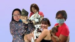 Singapore Women Adopt Blind and Terminally Ill Pets