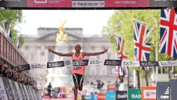 Kenyan Runner Shatters Marathon Record, Breaking Two-Hour Barrier