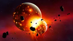 Saturn's Titan: A Moon Born From Cosmic Collision?