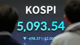 South Korean Stocks Plunge Amid Iran Conflict Shocks