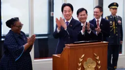 Taiwan President Defies China, Returns from Eswatini via Detour
