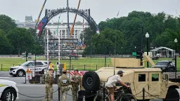 UFC Octagon Rises on White House Lawn for Trump's 80th Birthday