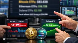 Bitcoin, Ethereum ETFs See Major Outflows; Solana ETFs Gain Traction