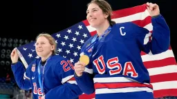 Team USA Women's Hockey Claims Olympic Gold, Sings National Anthem in Unforgettable Moment