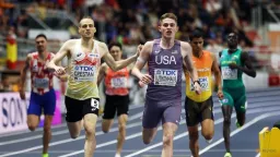 17-Year-Old Cooper Lutkenhaus Wins World Indoor 800m Gold