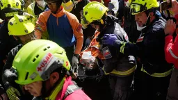 Venezuelan Security Guard Rescued Alive Eight Days After Twin Earthquakes