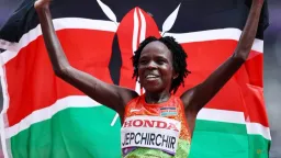 Peres Jepchirchir Withdraws from London Marathon with Stress Fracture
