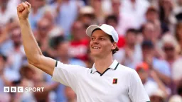 Sinner dominates Djokovic to reach Wimbledon final against Zverev