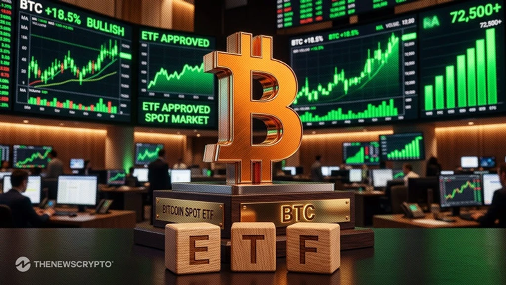 Bitcoin ETFs See $1 Billion Inflow Surge Amid Easing Global Tensions