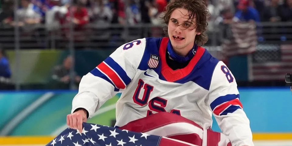 Team USA's Jack Hughes Delivers Patriotic Game-Winner for Olympic Gold