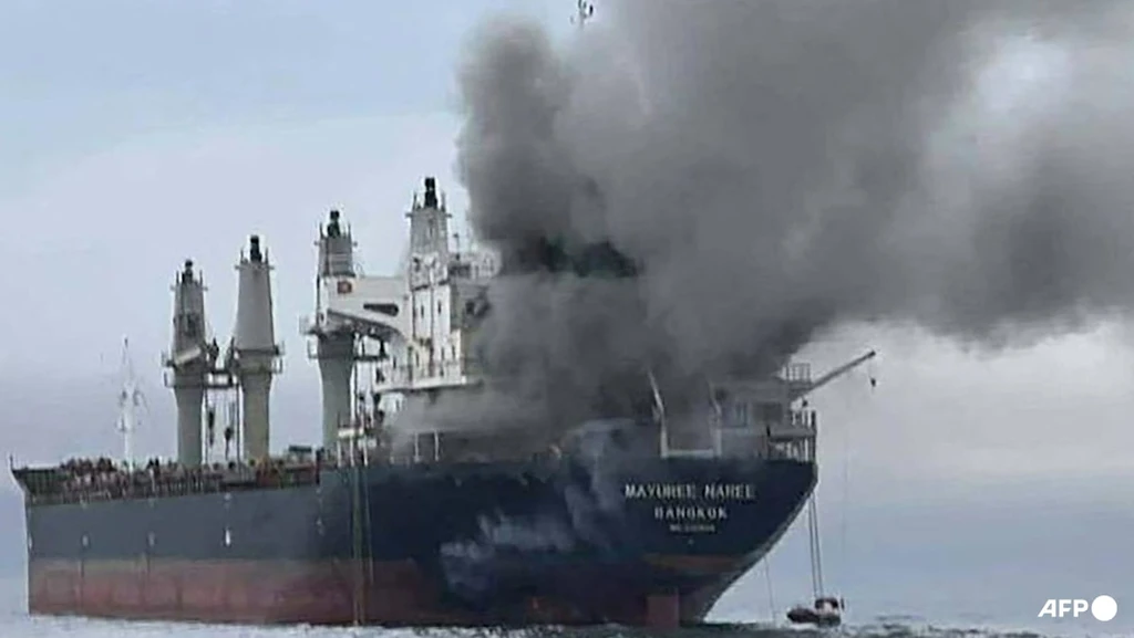 Thai Cargo Ship Attacked in Strait of Hormuz; Crew Rescued