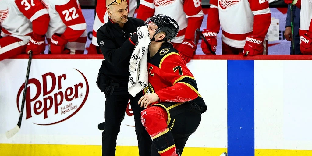 Tkachuk Bloodied, Ejected in Tense Senators Overtime Loss