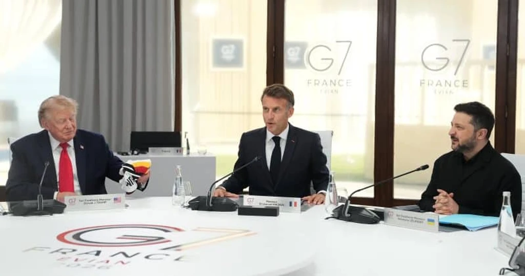 Trump and Macron Sign Interim Iran Deal at G7 Summit