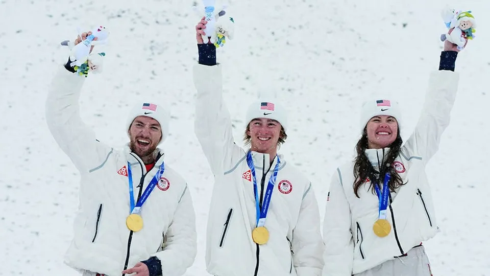 Team USA Soars to Gold in Olympic Freestyle Skiing Aerials