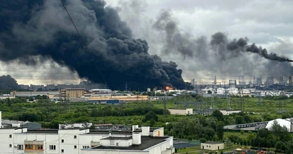 Ukraine Escalates Drone Warfare With Massive Strike on Moscow Refinery