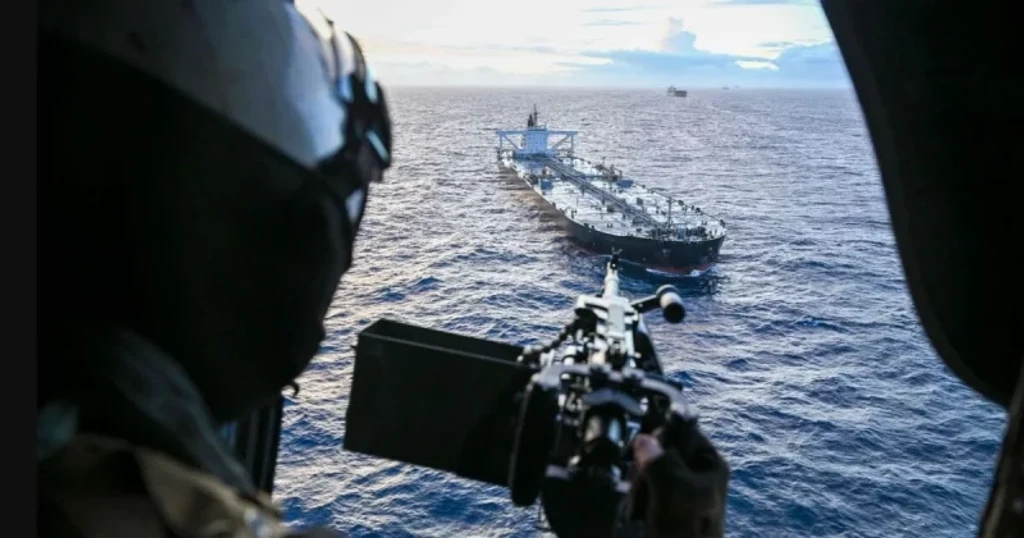 U.S. Forces Board Sanctioned Iranian Oil Tanker in Indian Ocean