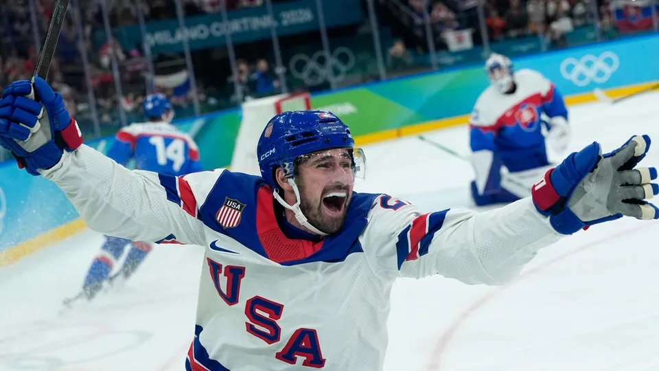 U.S. Men's Hockey Advances to Olympic Gold Medal Game vs. Canada