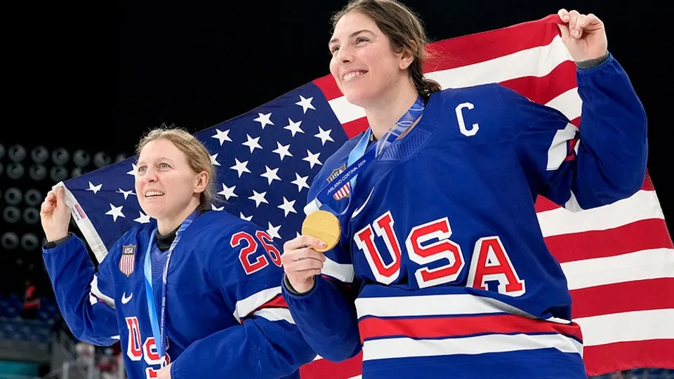 Team USA Women's Hockey Claims Olympic Gold, Sings National Anthem in Unforgettable Moment