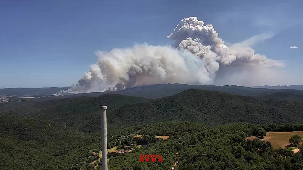 Wildfire Ravages 750 Hectares on Spain's Costa Brava