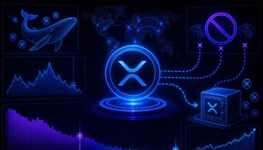 XRP Whales Pause Selling, Inflows to Binance Plummet 72%