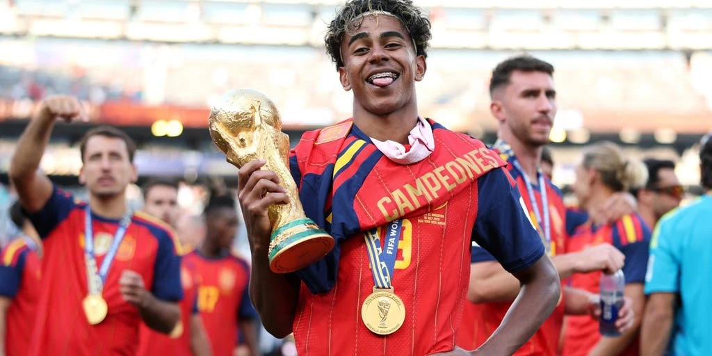 Spain's Lamine Yamal, 19, 'Completed Football' with World Cup Win